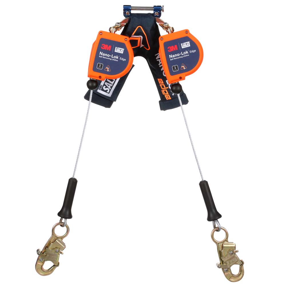 3M DBI-SALA Nano-Lok Edge Twin-Leg Personal 8-Foot Self-Retracting Lifeline from GME Supply